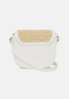 MARNI Borsa a tracolla Smile paglia e bianca da donna M01828M00WR 0M114 MARNI 