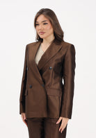 MAX MARA Giacca doppiopetto Mstpeccati marrone da donna 2616041081600 002 MAX MARA 