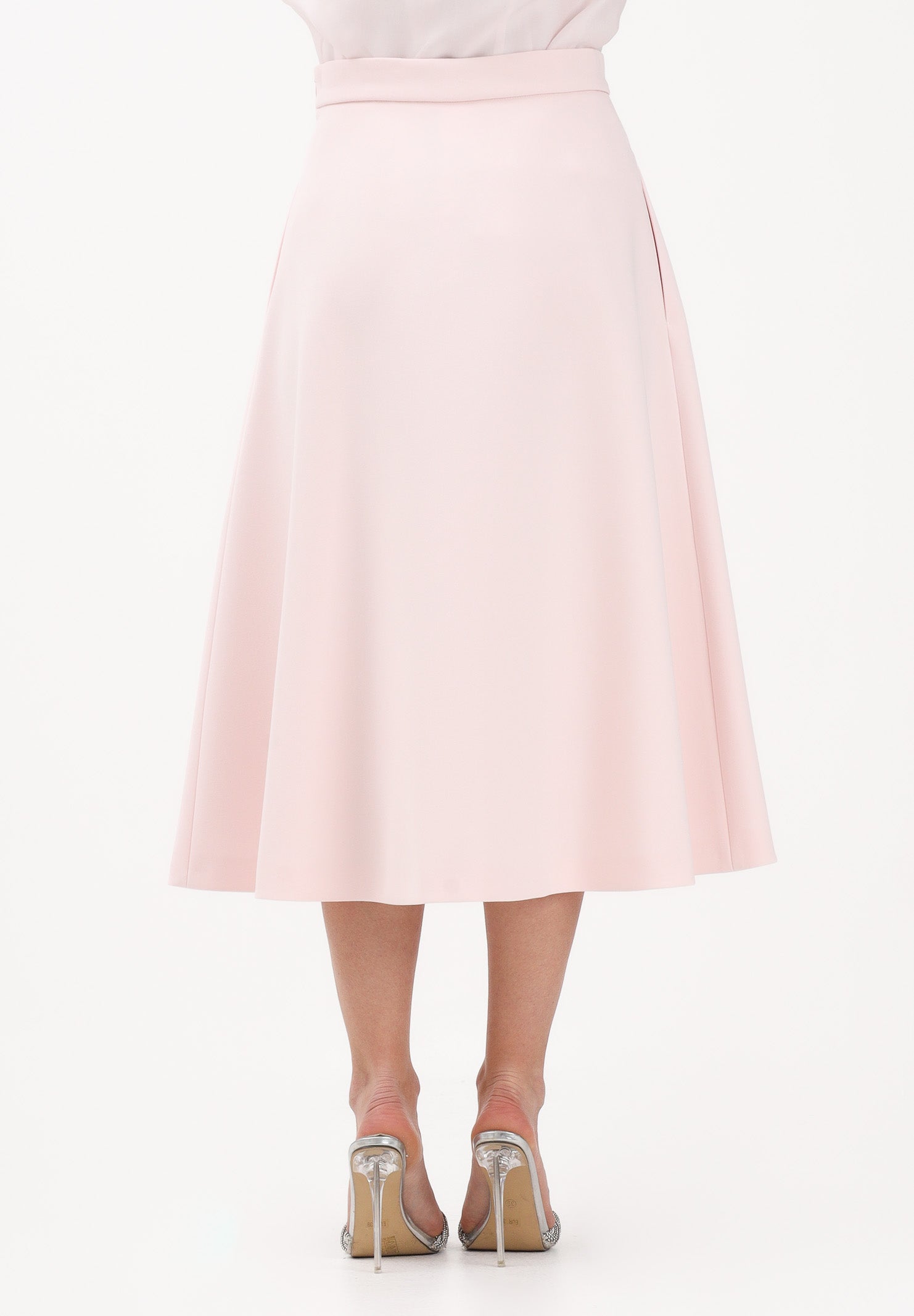 MAX MARA Gonna midi Girante rosa da donna 2616101013600 010 MAX MARA 