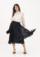 MAX MARA Gonna midi MSECALLE nera da donna 2616101023600 004 MAX MARA 