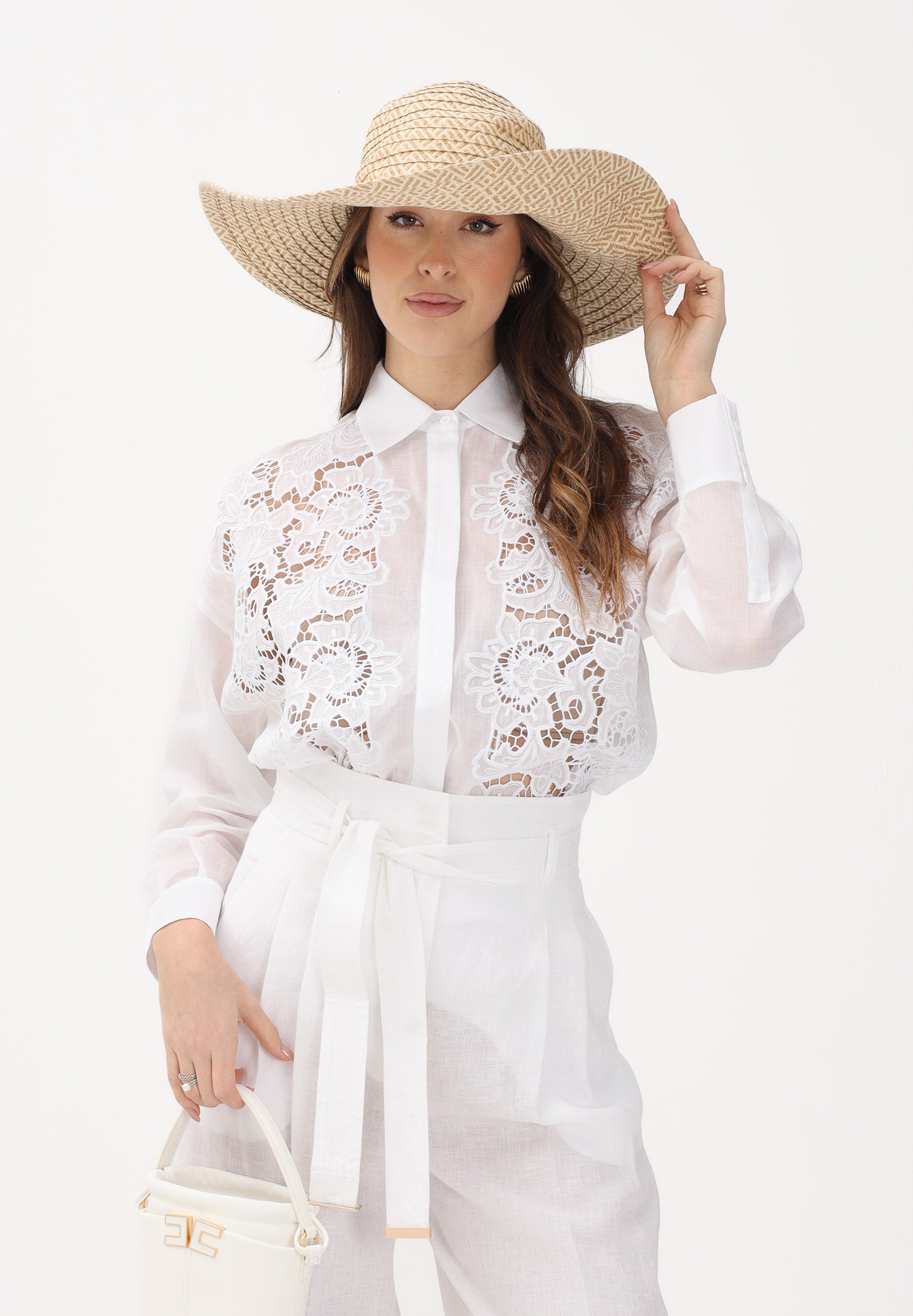 MAX MARA Camicia a manica lunga MSTCALI bianca da donna 2616111012600 031 MAX MARA 