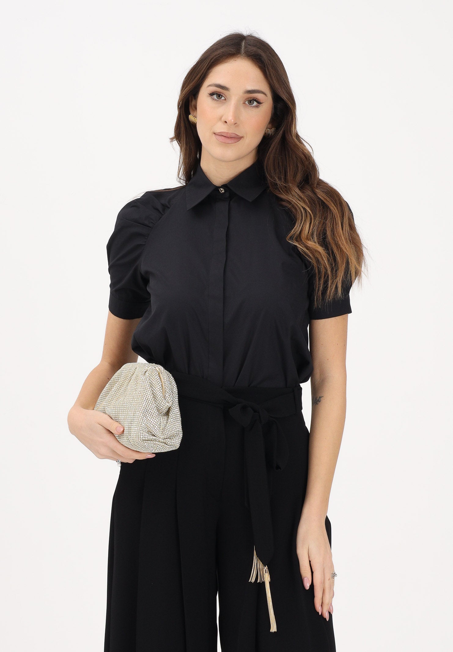 MAX MARA Camicia a manica corta MSTAMORE nera da donna 2616111032600 004 MAX MARA 