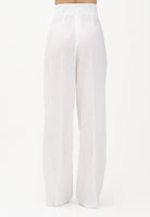 MAX MARA Pantalone MSTMATERIA in lino bianco da donna 2616131092600 002 MAX MARA 