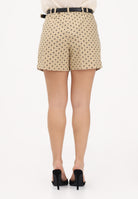 MAX MARA Shorts MSTNOVELLA beige da donna con fantasia a pois 2616141022600 003 MAX MARA 