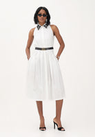 MAX MARA Abito midi MSTUBICATO bianco da donna 2616221072600 001 MAX MARA 