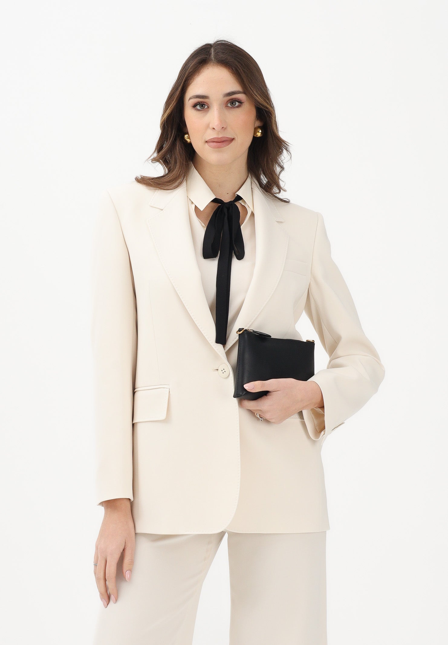 MAX MARA Giacca monopetto MSTBOSCO panna da donna 2616041025600 060 MAX MARA 