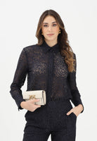 MAX MARA Camicia a manica lunga MSTGALA blu da donna realizzata in pizzo floreale 2616111021600 002 MAX MARA 