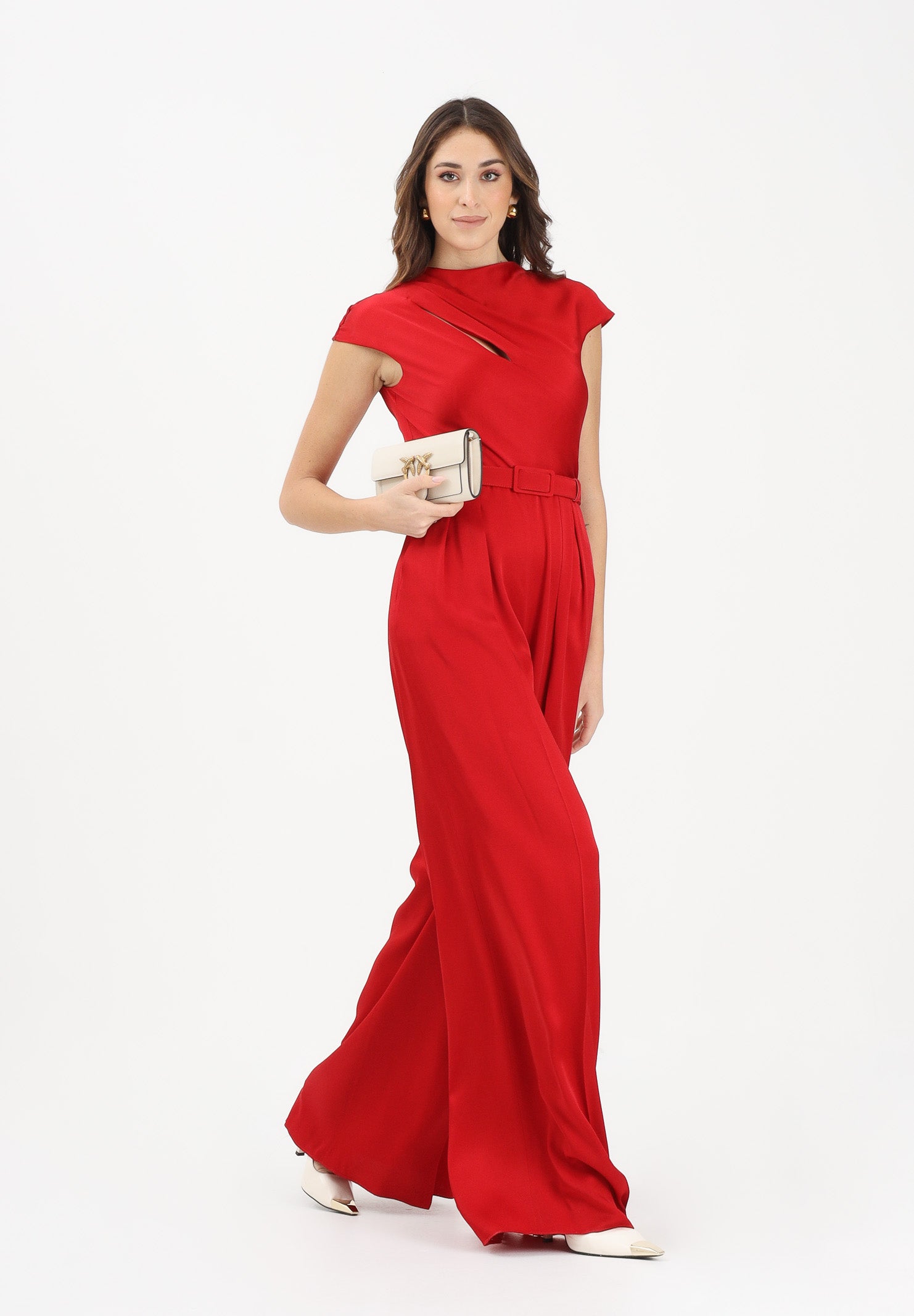 MAX MARA Tuta elegante MSEVESPA rossa da donna 2616241013600 055 MAX MARA 