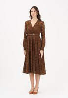 MAX MARA Abito midi MSTAGRUME marrone da donna realizzato in pizzo lavorato 2616631011600 002 MAX MARA 