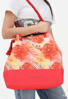 ME FUI Borsa mare arancione da donna con fantasia floreale MA26-SW0001X14 . ME FUI 