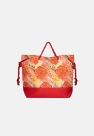 ME FUI Borsa mare arancione da donna con fantasia floreale MA26-SW0001X14 . ME FUI 