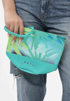 ME FUI Pochette verde acqua da donna con stampa tropicale MA26-SW0010X44 . ME FUI 