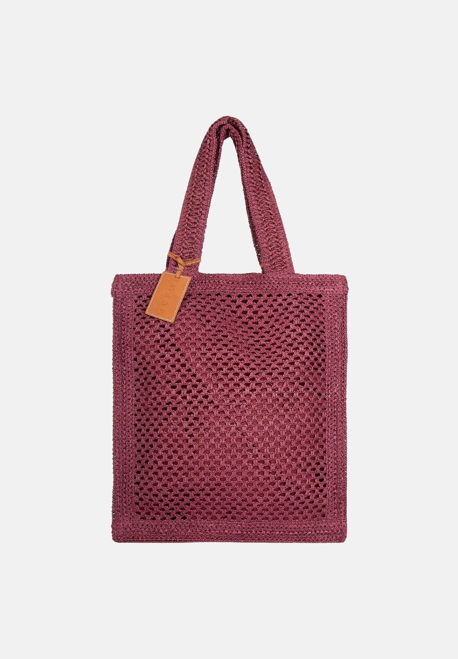 ME FUI Borsa mare color prugna da donna MA26-SW0050PL . ME FUI 