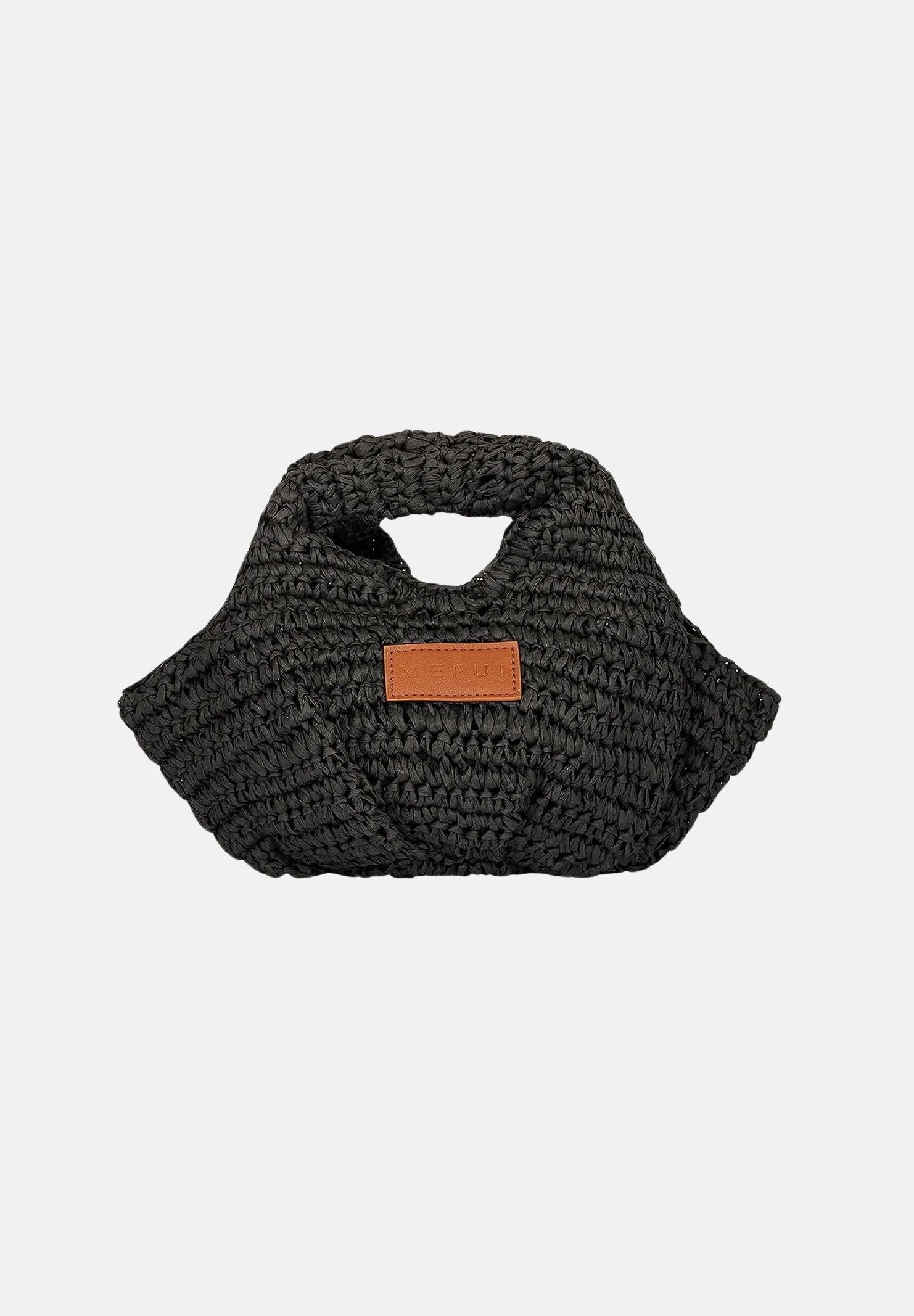 ME FUI Borsa a mano nera da donna MA26-SW0065BK . ME FUI 