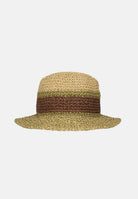 ME FUI Cappello in paglia beige, marrone e verde da donna MA26-SW0220BG . ME FUI 