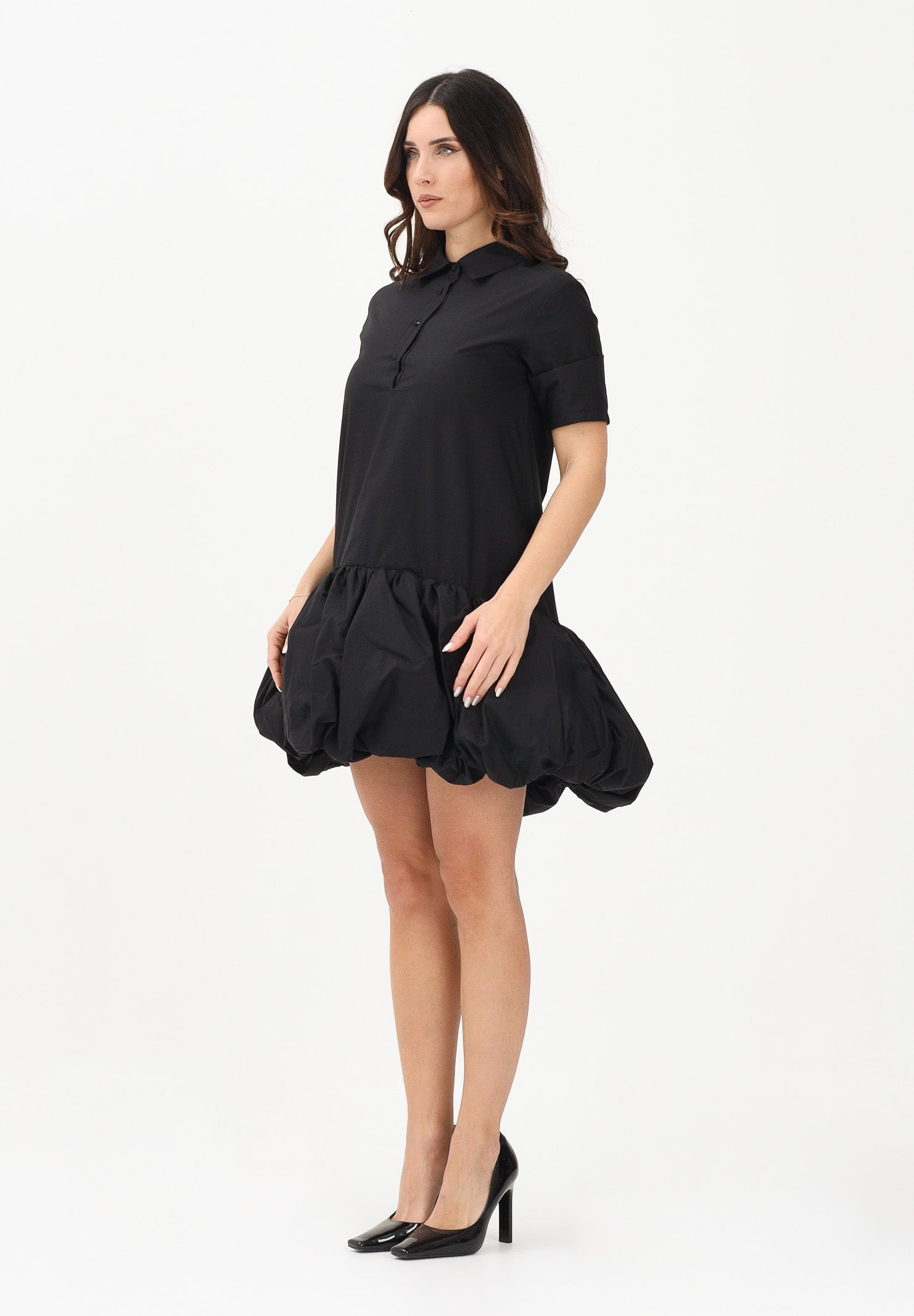 N21 Abito corto nero per donna, ragazze e bambine con fondo balloon N2109HN0417 0N900 N21 