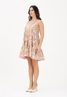 N21 Abito corto rosa per donna, ragazze e bambine con motivo floreale ricamato con paillettes N2109IN0480 0N321 N21 
