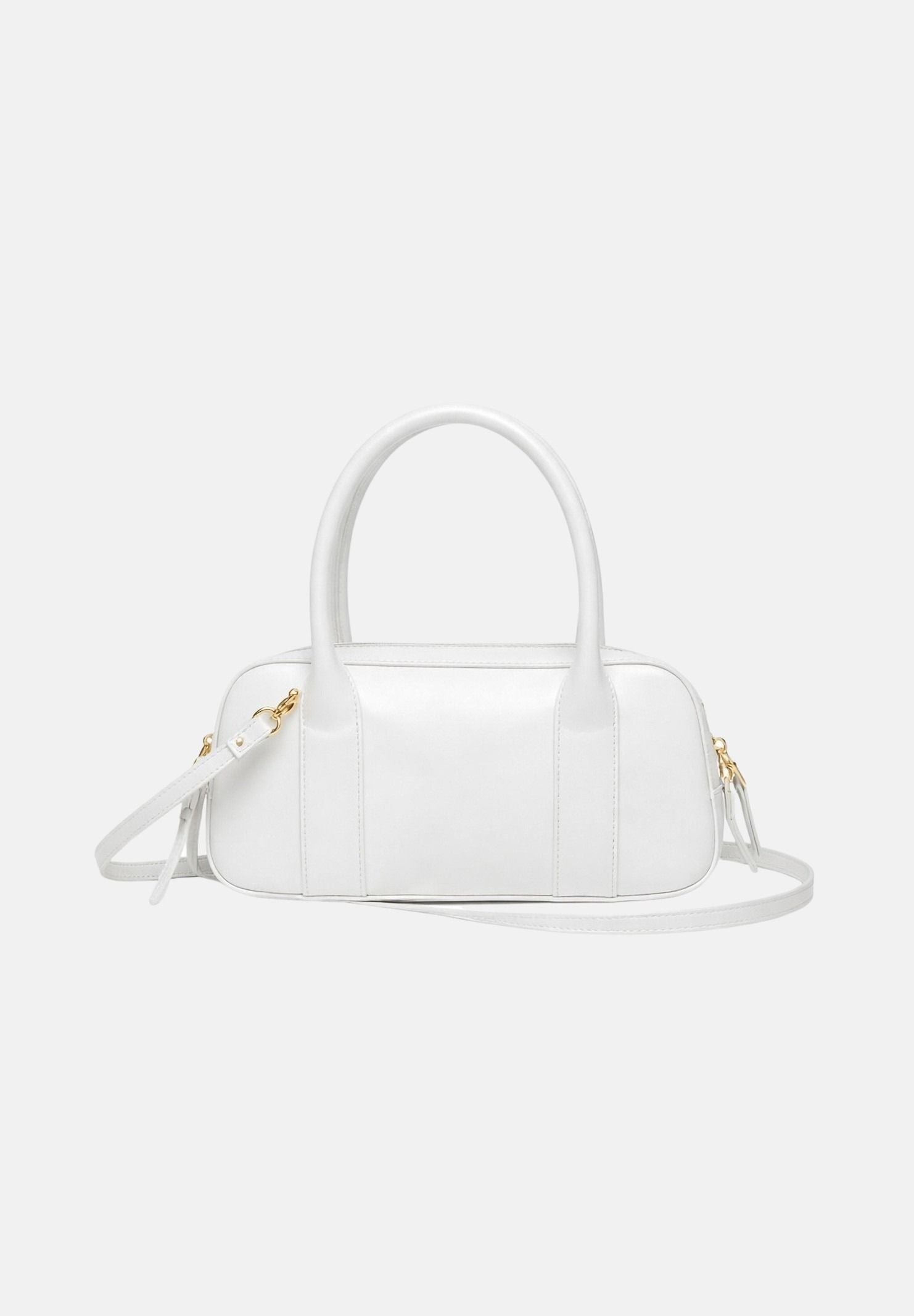 N21 Borsa a spalla bianca da donna con forma strutturata N210D1N0246 0N100 N21 