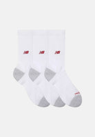 NEW BALANCE Calzini (3paia) Active Premium bianchi per uomo e donna AC98743WT . NEW BALANCE 