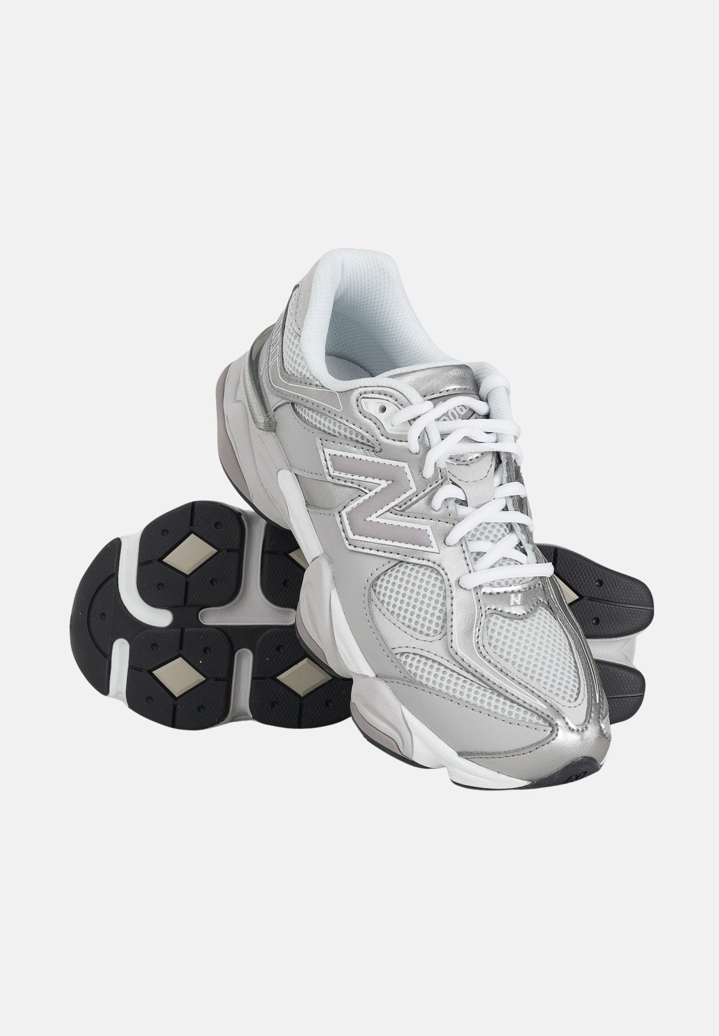 NEW BALANCE Sneakers 9060 Lace argento per uomo e donna G90602LB . NEW BALANCE 