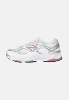 NEW BALANCE Sneakers 9060 bianche, rosa e argento da donna G906082T . NEW BALANCE 