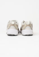 NEW BALANCE Sneakers 530 Bungee Lace panna e beige per bambino e bambina P5305C7 . NEW BALANCE 