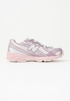 NEW BALANCE Sneakers 740 Bungee Lace rosa da bambina P7401HN . NEW BALANCE 