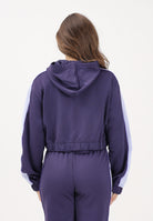 NEW BALANCE Felpa con zip Interlock viola da donna WJ61B759BOY . NEW BALANCE 