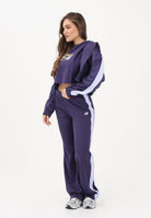 NEW BALANCE Felpa con zip Interlock viola da donna WJ61B759BOY . NEW BALANCE 