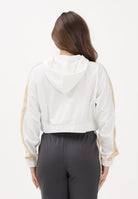 NEW BALANCE Felpa con zip Interlock bianca da donna WJ61B759SST . NEW BALANCE 