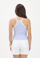NEW BALANCE Canotta Cotton Racer lilla da donna WT61A83HDYK . NEW BALANCE 