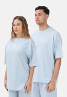NEW ERA T-shirt a manica corta MLB League Essential Midi New York Yankees celeste per uomo e donna 60771500 . NEW ERA 