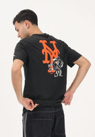 NEW ERA T-shirt a manica corta New York Mets MLB Food Graphic nera per uomo e donna 60771505 . NEW ERA 
