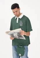 NEW ERA Polo a manica corta Oversized LA Dodgers MLB verde per uomo e donna 60771567 . NEW ERA 