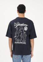 NEW ERA T-shirt a manica corta Oversized New York Yankees MLB Baseball Graphic blu per uomo e donna 60771579 . NEW ERA 