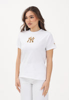 NEW ERA T-shirt a manica corta New York Yankees MLB Infill bianca da donna 60771613 . NEW ERA 