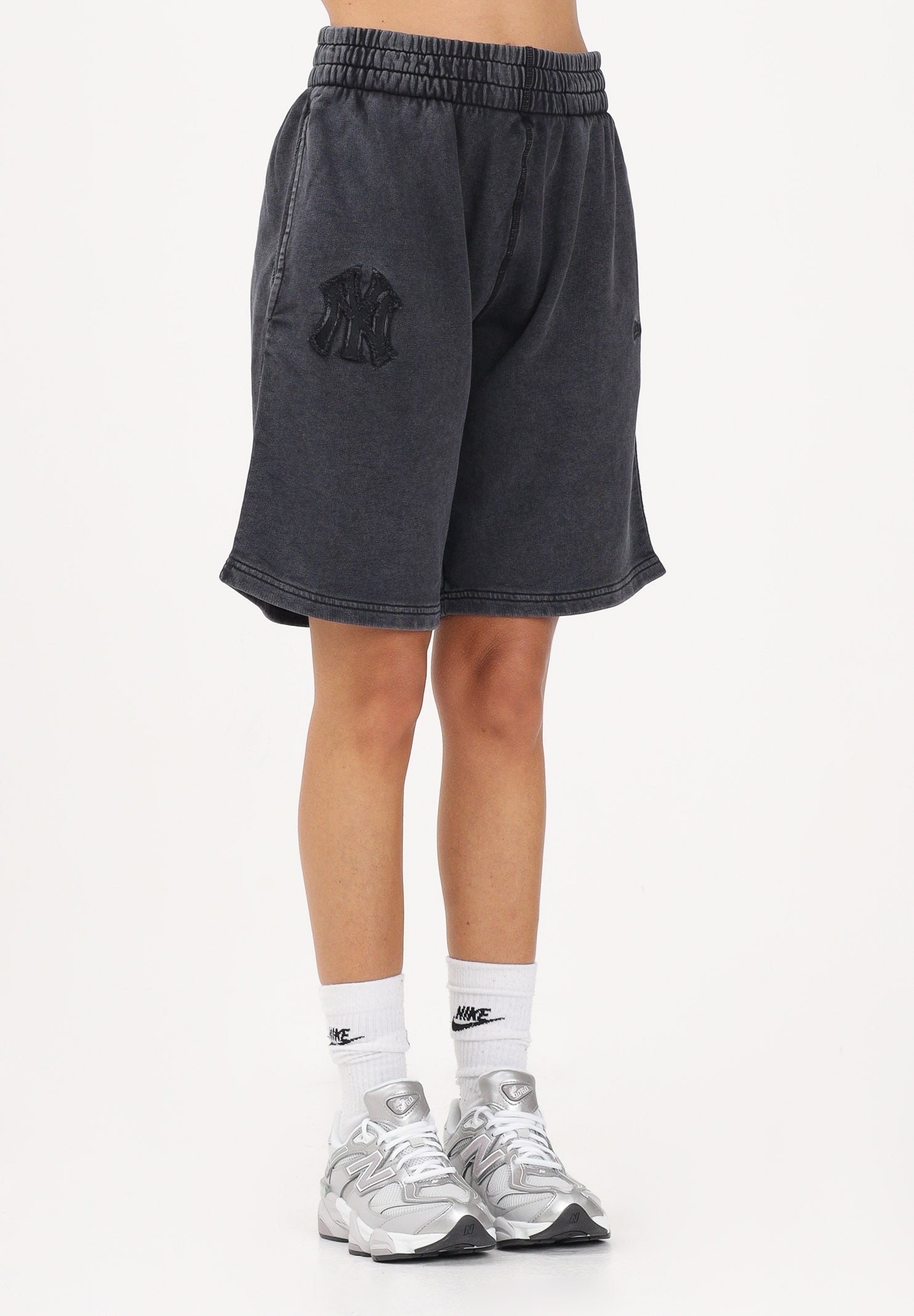 NEW ERA Shorts sportivo MLB Washed New York Yankees nero per uomo e donna 60771649 . NEW ERA 