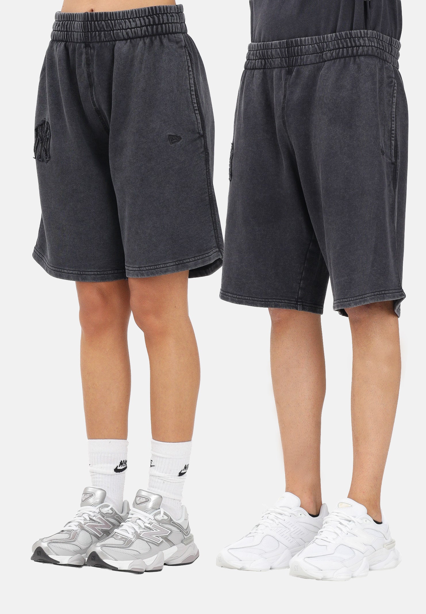 NEW ERA Shorts sportivo MLB Washed New York Yankees nero per uomo e donna 60771649 . NEW ERA 