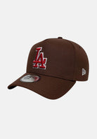 NEW ERA Cappello con visiera 9FORTY E-Frame LA Dodgers MLB Outline Script marrone per uomo e donna 60771811 . NEW ERA 
