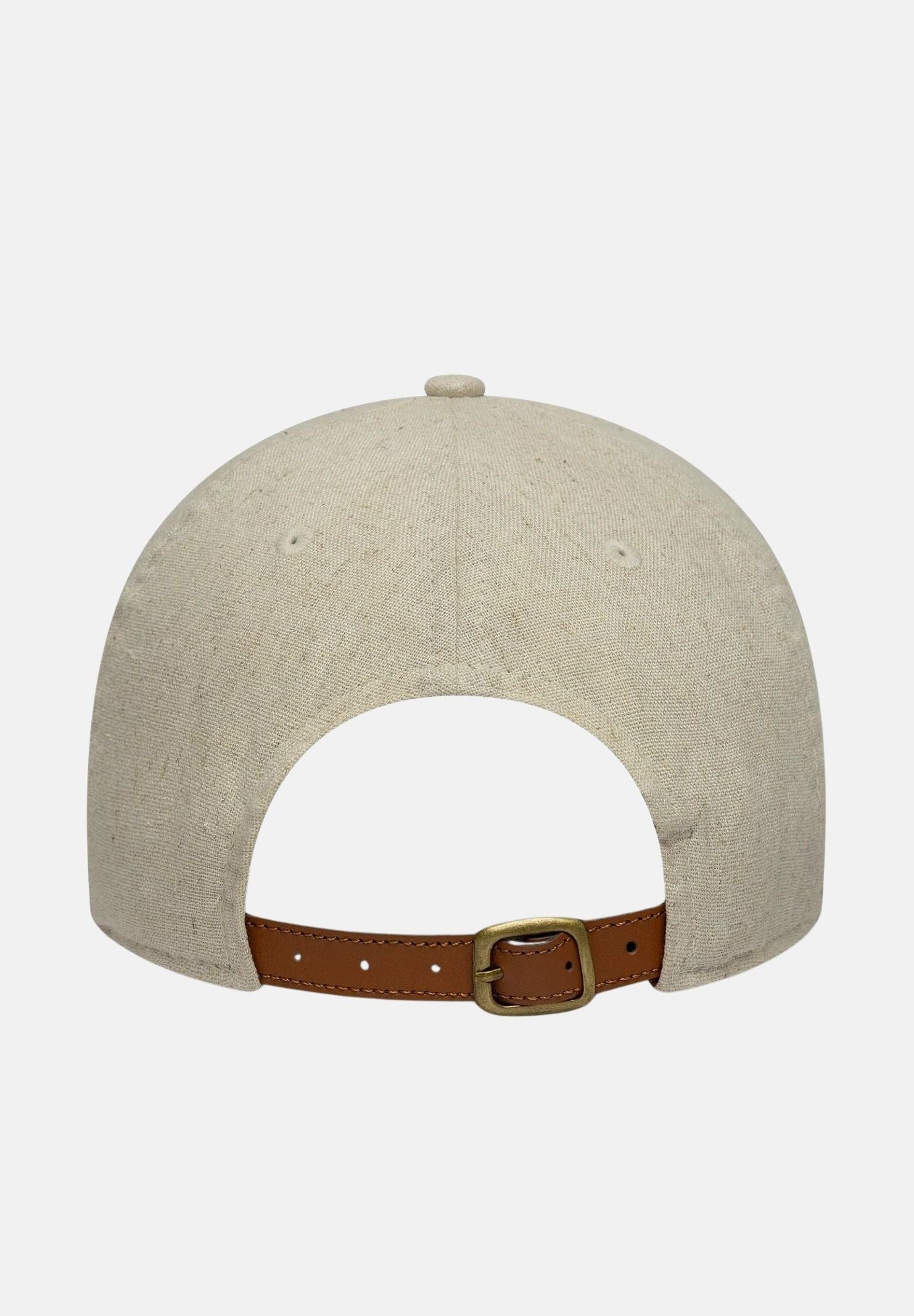 NEW ERA Cappello con visiera 9TWENTY New York Yankees MLB in lino beige per uomo e donna 60771832 . NEW ERA 