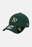 NEW ERA Cappello con visiera 9FORTY Athletics MLB Recycled Midi verde per uomo e donna 60771849 . NEW ERA 