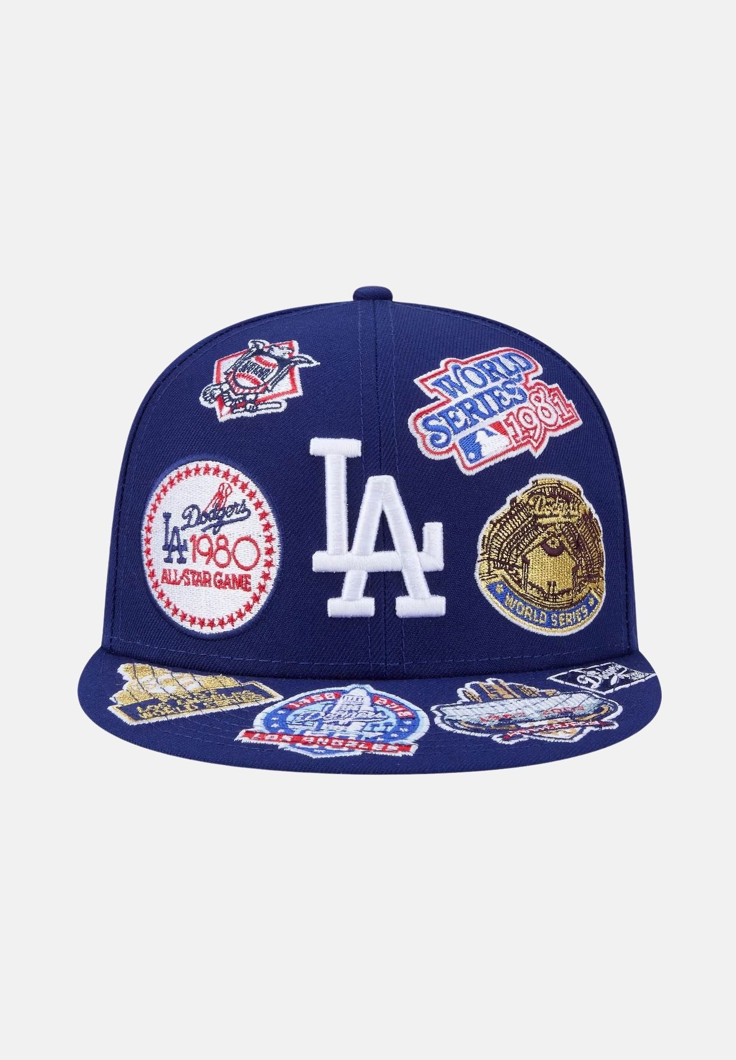 NEW ERA Cappello con visiera Los Angeles Dodgers MLB All Over Team 59FIFTY blu da uomo 60803415 . NEW ERA 