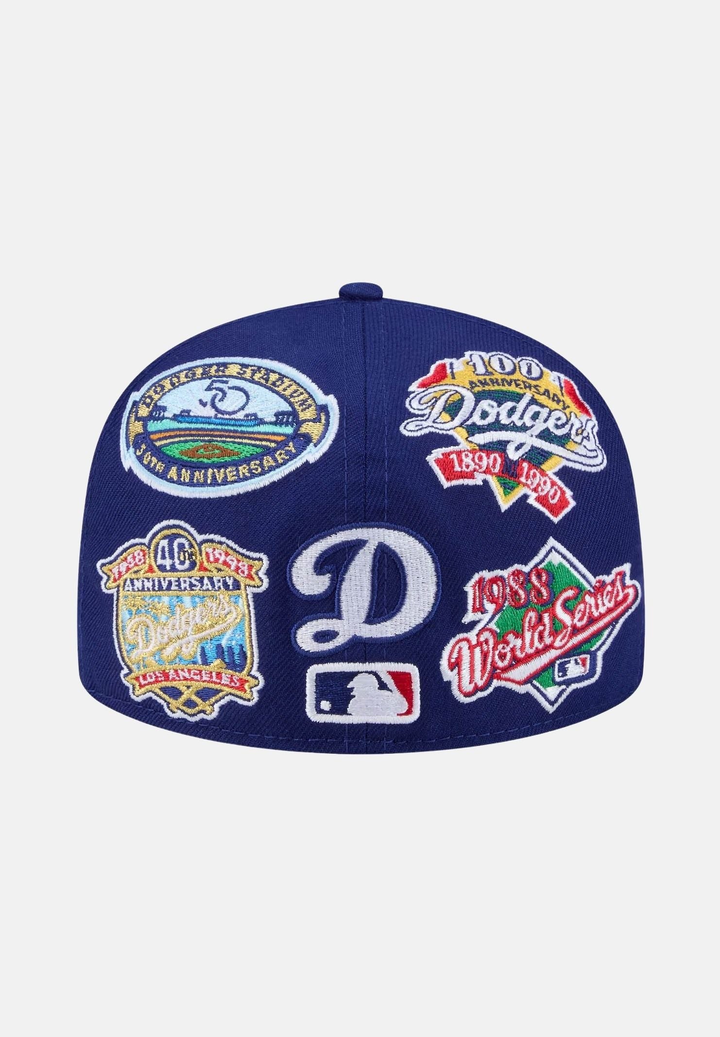 NEW ERA Cappello con visiera Los Angeles Dodgers MLB All Over Team 59FIFTY blu da uomo 60803415 . NEW ERA 