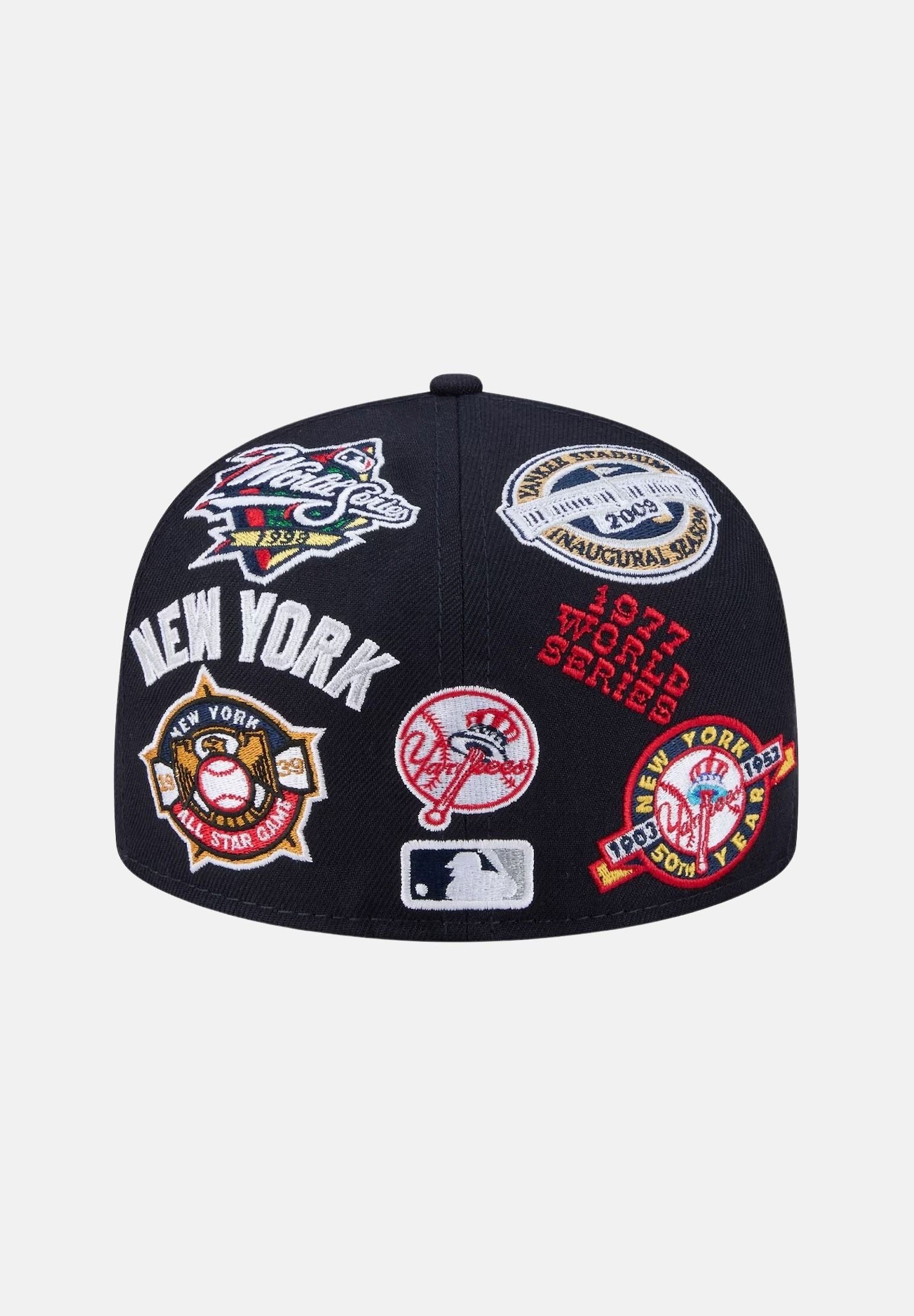 NEW ERA Cappello con visiera New York Yankees MLB All Over Team 59FIFTY blu da uomo 60803445 . NEW ERA 