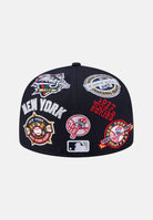 NEW ERA Cappello con visiera New York Yankees MLB All Over Team 59FIFTY blu da uomo 60803445 . NEW ERA 