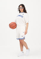 NEW ERA Shorts sportivo Oversized LA Dodgers MLB Arch panna per uomo e donna 60856133 . NEW ERA 