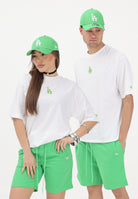 NEW ERA T-shirt a manica corta Oversized LA Dodgers MLB League Essential bianca per uomo e donna 60856135 . NEW ERA 