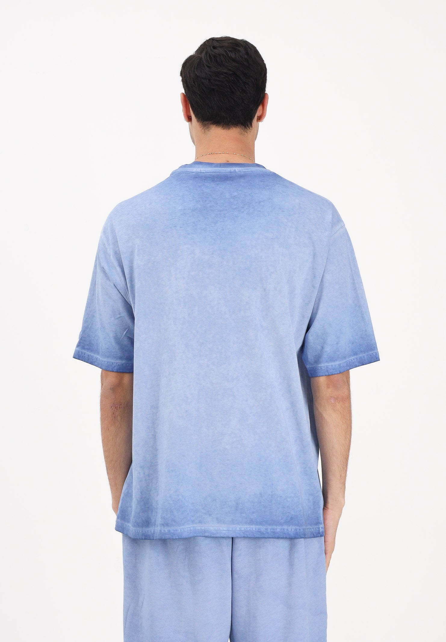 NEW ERA T-shirt a manica corta LA Dodgers MLB Washed Logo blu per uomo e donna 60856137 . NEW ERA 