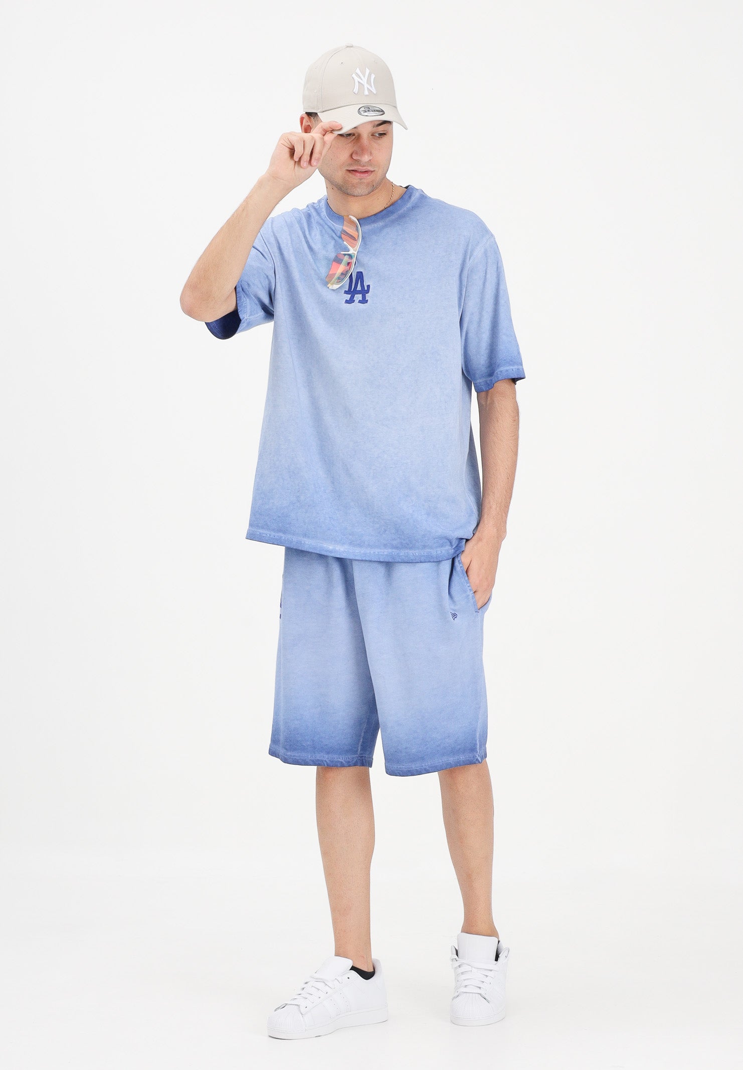 NEW ERA Shorts sportivo MLB Los Angeles Dodgers blu per uomo e donna 60856142 . NEW ERA 