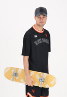 NEW ERA T-shirt a manica corta New York Mets e logo MLB Arch nera per uomo e donna 60856159 . NEW ERA 